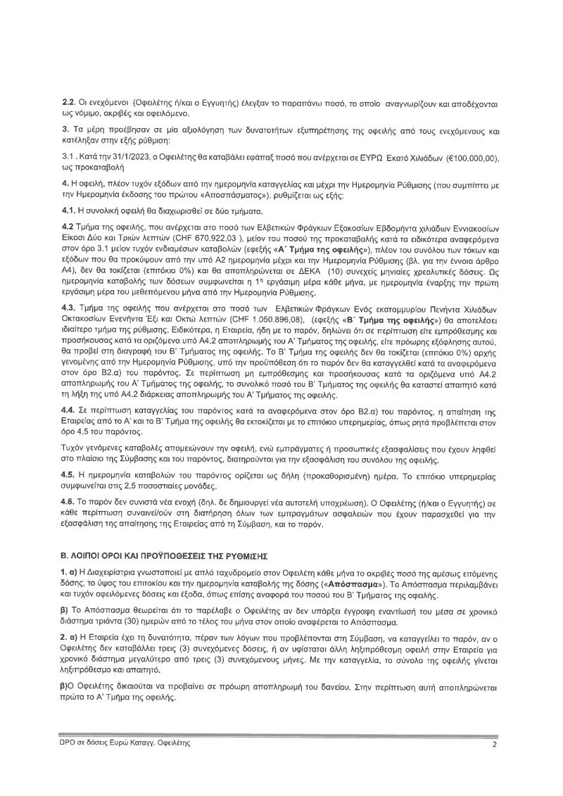Ρύθμιση επιχειρηματικού δανείου από DO VALUE - Μείωση - photo